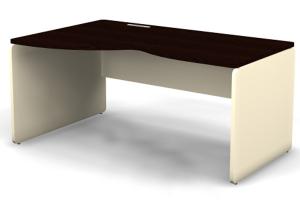 Офисный стол левый эргономичный без заглушек Accord (48S023)