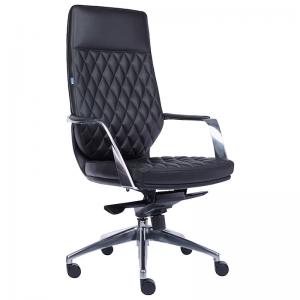 Офисное кресло Everprof Roma Кожа Черный (EP-752 Leather Black)