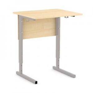 Стол ученический одноместный нерегулируемый сер.Класс 2-4,3-5,4-6, 5-7 группы роста.