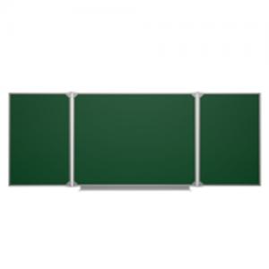 Доска меловая 3-х элементная