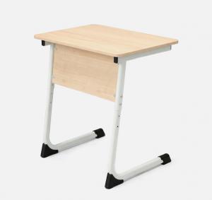 Стол ученический нерегулируемый одноместный на плоскоовальной трубе с наклоном металлокаркаса  сер. Сигма 4,5,6,7 гр. роста.