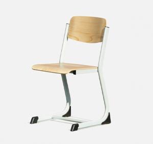 Стул ученический нерегулируемый  на плоскоовальной трубе сер. Сигма 4,5,6,7 группы роста