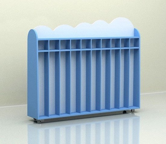Шкаф для полотенец 10 секций «Облако»