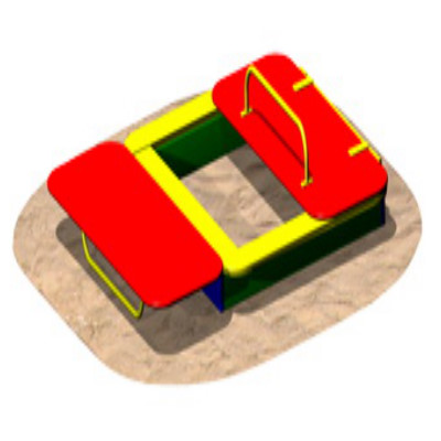 Песочница (С КРЫШКОЙ-СТОЛИКОМ)