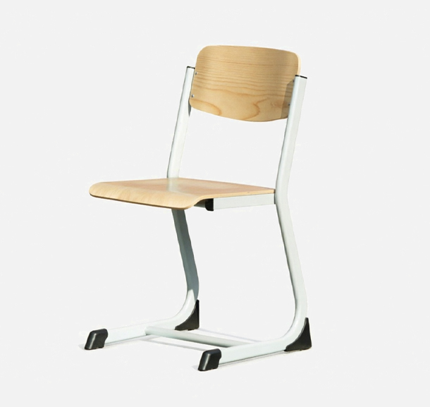 Стул ученический нерегулируемый  на плоскоовальной трубе сер. Сигма 4,5,6,7 группы роста